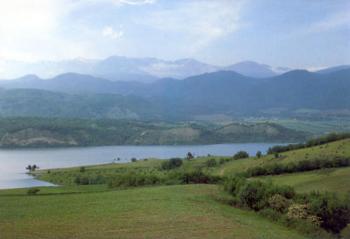 Featured is a landscape photo showing the mountainous country of Aghdar, Azerbaijan.  Photo by Naxcivanski.